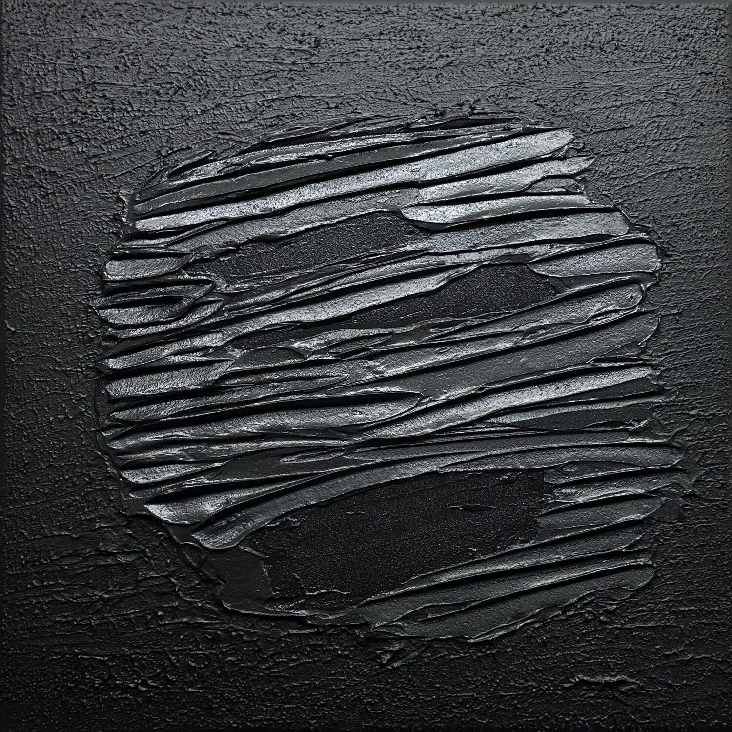 Black Lava  | Abstract No.2416 Klara Gunnlaugsdottir