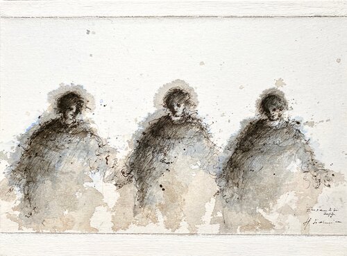 TROIS , 2017 von Hanna Sidorowicz, Malerei kaufen auf Singulart