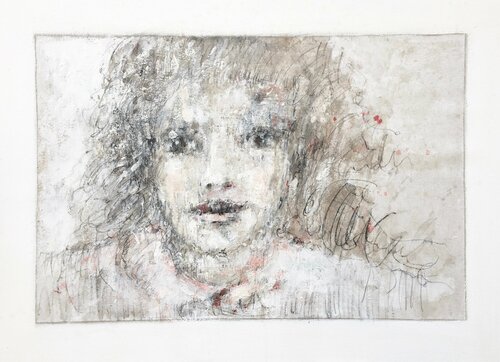 PORTRAIT, 2019 di Hanna Sidorowicz, Pittura in vendita su Singulart