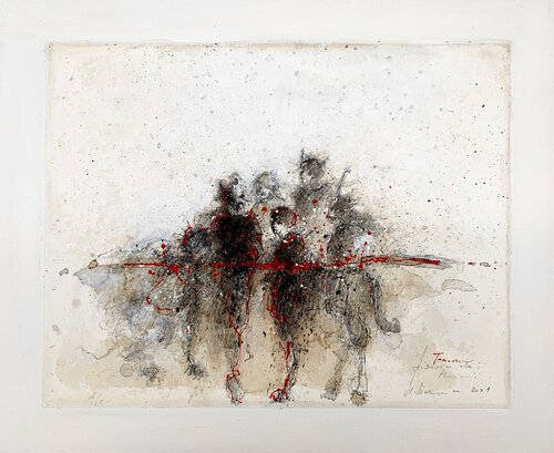 Cène, 2021 de Hanna Sidorowicz, Pintura a la venta en Singulart
