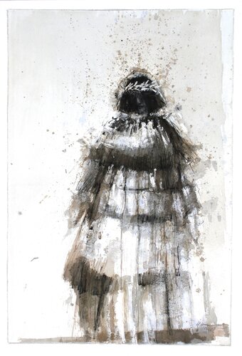 "Black women" 2016 von Hanna Sidorowicz, Malerei kaufen auf Singulart