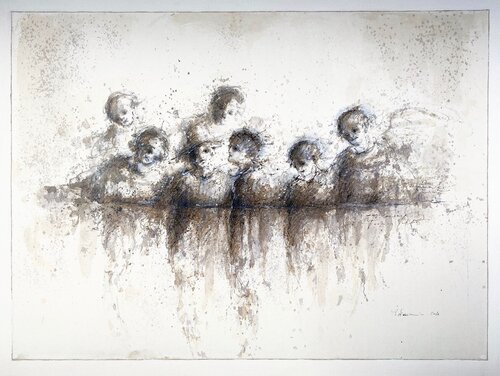 "ENSEMBLE C'EST TOUT 2019 " van Hanna Sidorowicz, Schilderij te koop op Singulart