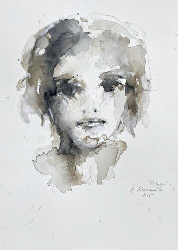 PORTRAIT  , 2025 van Hanna Sidorowicz, Werk op papier te koop op Singulart