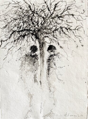 "Together , 2023" di Hanna Sidorowicz, Disegno in vendita su Singulart
