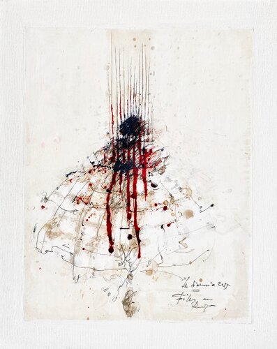 "Liens invisibles 2025 " by Hanna Sidorowicz, Painting for Sale on Singulart