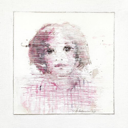 PORTRAIT ROSE , 2025 di Hanna Sidorowicz, Pittura in vendita su Singulart