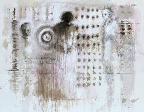 "Deux, 2018" von Hanna Sidorowicz, Malerei kaufen auf Singulart