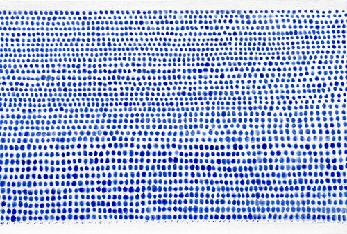 " le temps bleu" 2025 de Hanna Sidorowicz, Pintura a la venta en Singulart