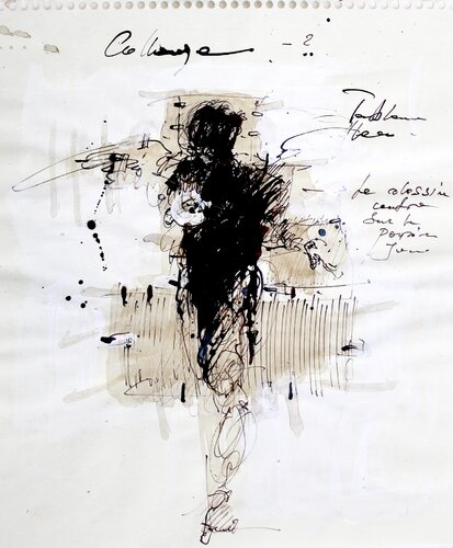etude d'ANGE ,  2016 van Hanna Sidorowicz, Werk op papier te koop op Singulart