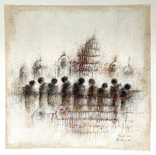 TOURS DE BABEL di Hanna Sidorowicz, Pittura in vendita su Singulart