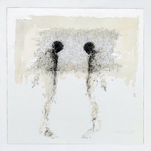 Famille , 2020 di Hanna Sidorowicz, Pittura in vendita su Singulart