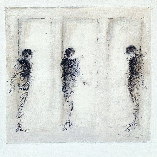 TROIS , 2019 van Hanna Sidorowicz, Schilderij te koop op Singulart