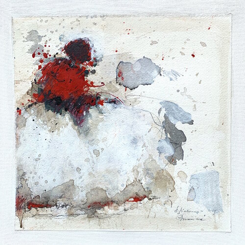 MENINE ROUGE van Hanna Sidorowicz, Schilderij te koop op Singulart