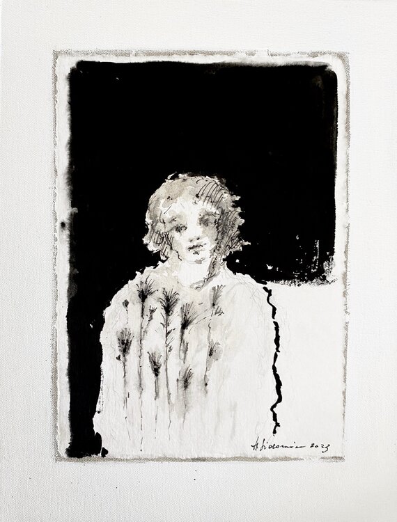 "FILLE A FLEURS, 2023" Hanna Sidorowicz