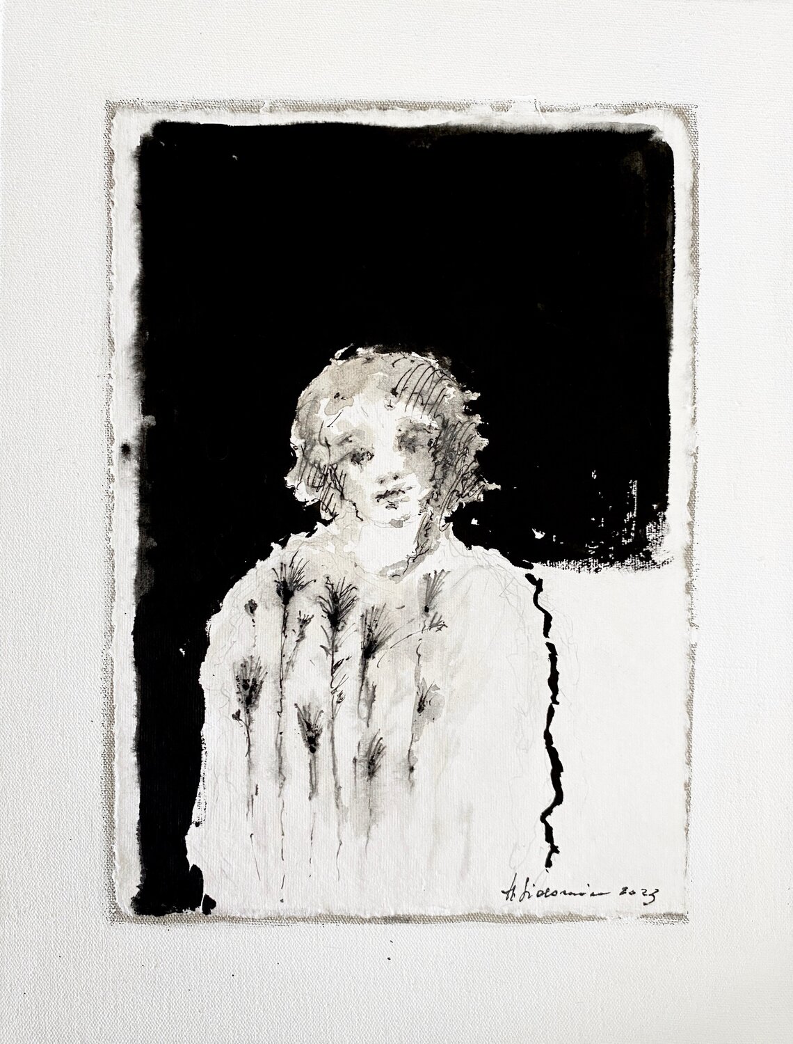 "FILLE A FLEURS, 2023" Hanna Sidorowicz