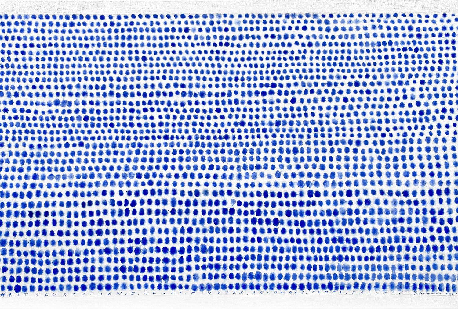 " le temps bleu" 2025 Hanna Sidorowicz