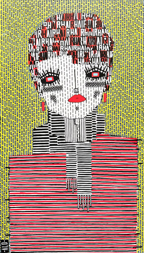 Girl + scarf van ALO, Schilderij te koop op Singulart