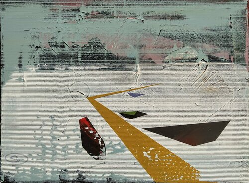 On The Pier van Oliver Szax, Schilderij te koop op Singulart