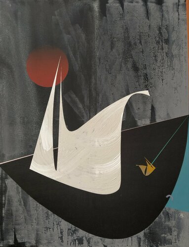 Nameless Lake van Oliver Szax, Schilderij te koop op Singulart