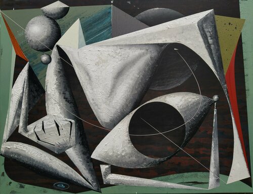 The Keeper Of The Iceberg van Oliver Szax, Schilderij te koop op Singulart