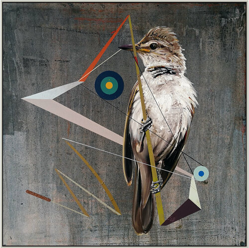 The Great Reed Warbler van Oliver Szax, Schilderij te koop op Singulart