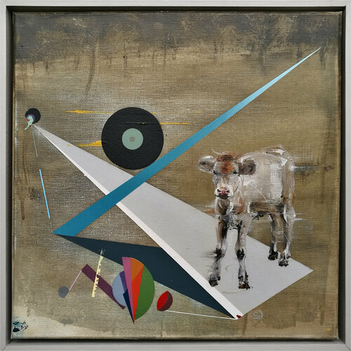 The Calf van Oliver Szax, Schilderij te koop op Singulart