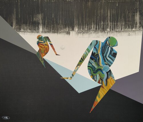 The Beach van Oliver Szax, Schilderij te koop op Singulart