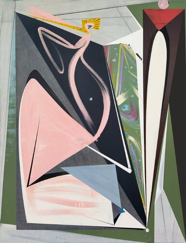 The mage and the garden’s evanescent guardian van Oliver Szax, Schilderij te koop op Singulart