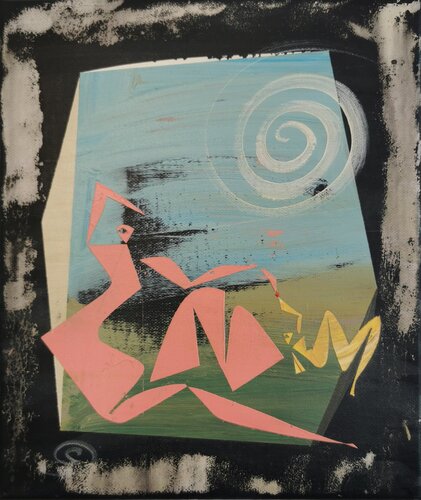 Lapith Women van Oliver Szax, Schilderij te koop op Singulart