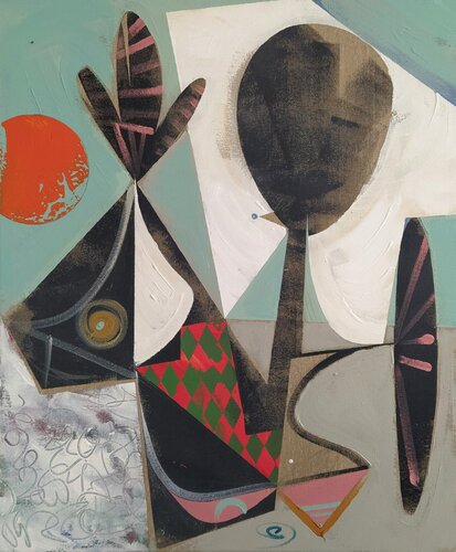 Buste d'Amazone van Oliver Szax, Schilderij te koop op Singulart