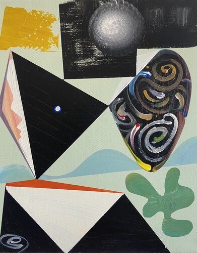 Perception of Duality van Oliver Szax, Schilderij te koop op Singulart