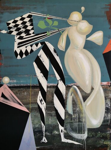 The Sculptor van Oliver Szax, Schilderij te koop op Singulart