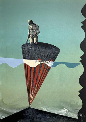 Mare Primaevum van Oliver Szax, Schilderij te koop op Singulart