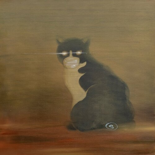 Smog #01 (2018) van Oliver Szax, Schilderij te koop op Singulart