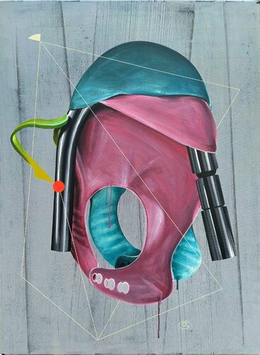 Farewell, B47! van Oliver Szax, Schilderij te koop op Singulart