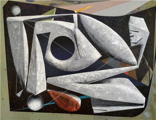 Fata Morgana van Oliver Szax, Schilderij te koop op Singulart