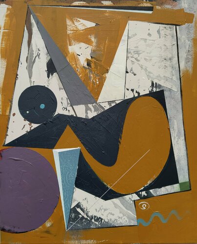 The Swimming Lesson van Oliver Szax, Schilderij te koop op Singulart