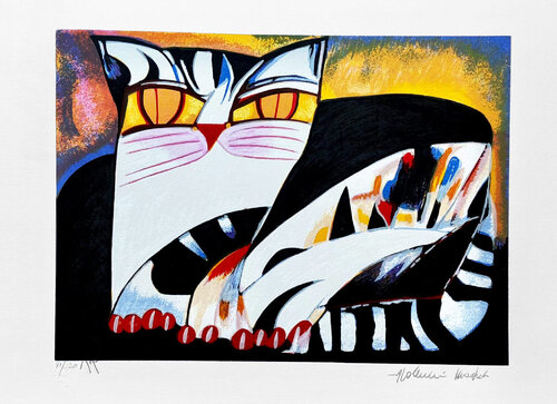 Gato Branco Listado Aldemir Martins