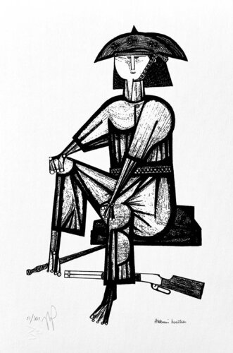 Cangaceiro P&B ll by Aldemir Martins, Print for Sale on Singulart