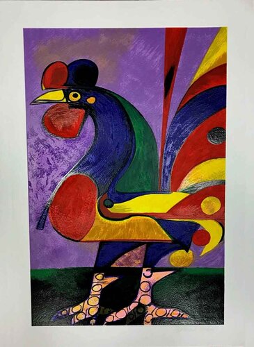 Galo de Peito Vermelho par Aldemir Martins, Édition en vente sur Singulart
