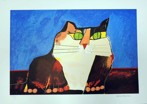 Gato Marron e Branco Aldemir Martins