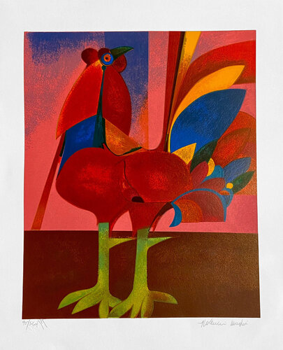 Galo Vermelho by Aldemir Martins, Print for Sale on Singulart