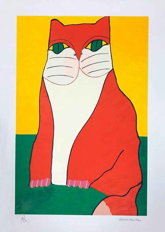 Gato Vermelho e Branco Aldemir Martins