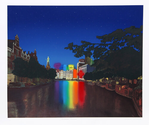 Amsterdam Rainbow de Antonio Peticov, Impresión a la venta en Singulart