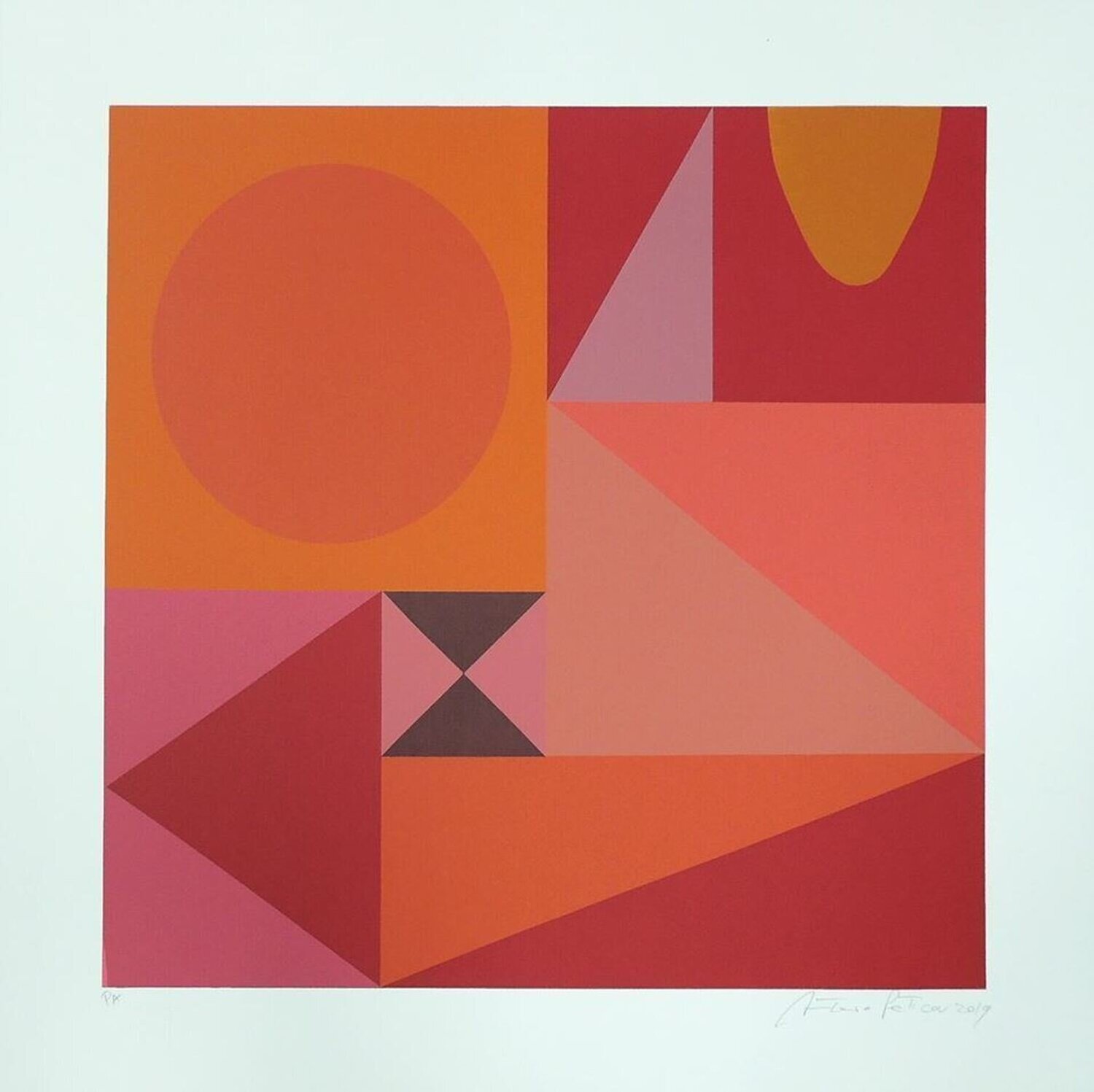 Geometric Composition 3 Antonio Peticov Druck zu verkaufen