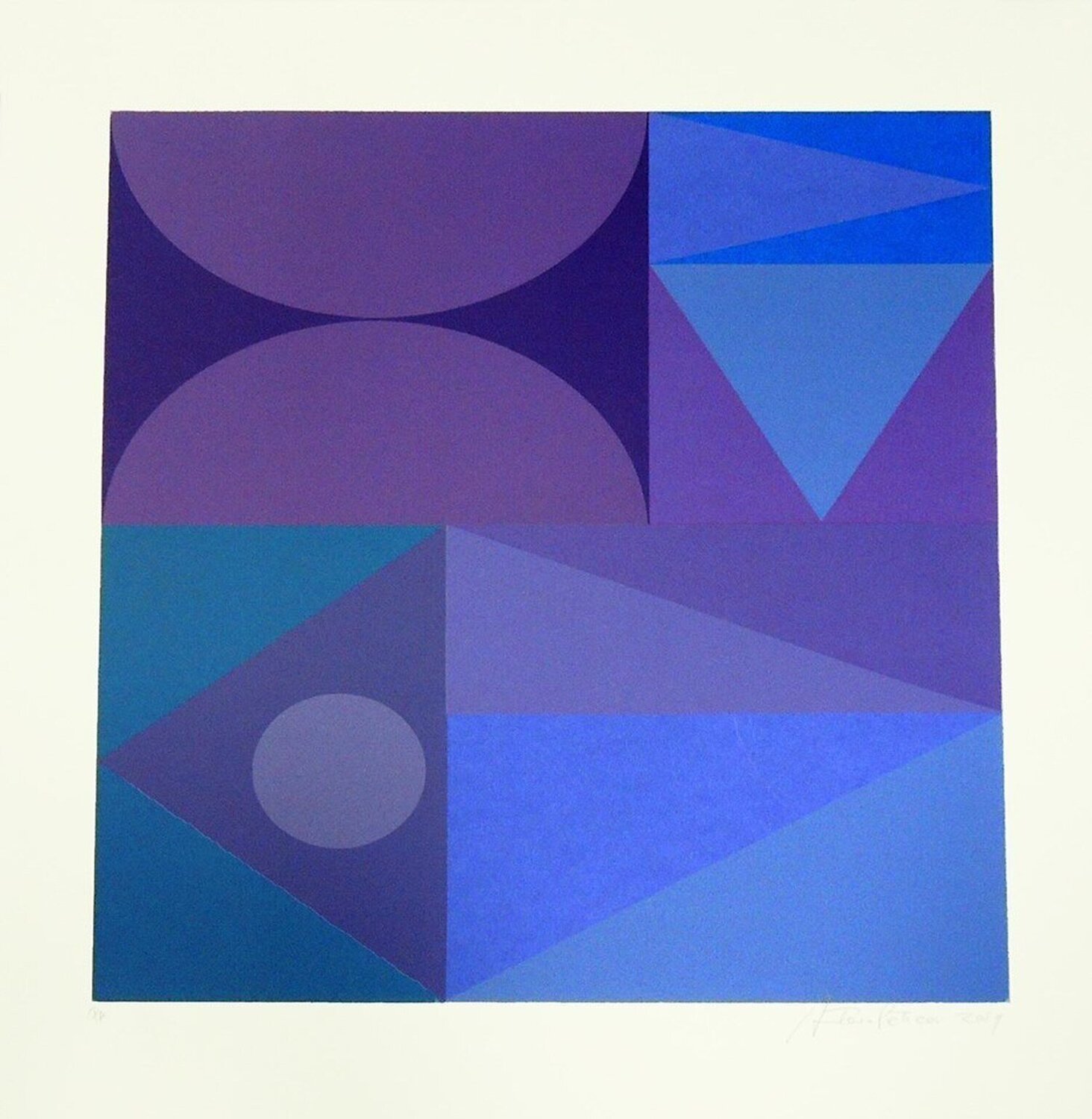 violet 3 Antonio Peticov Druck zu verkaufen