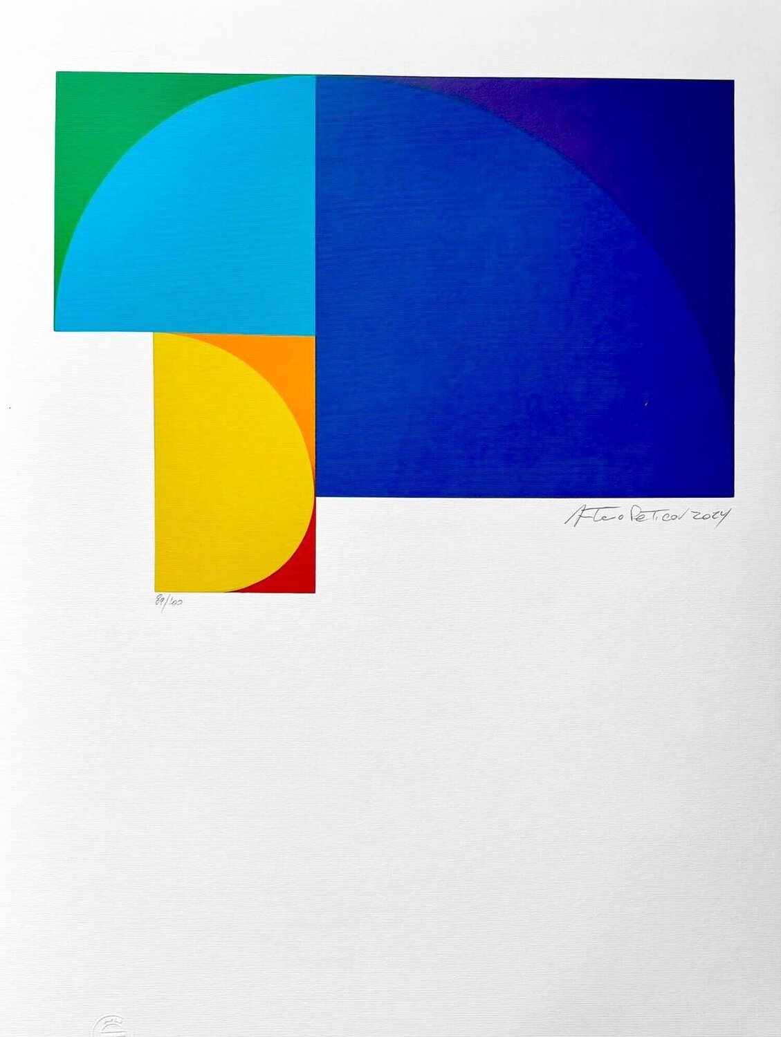 Golden Circle V Antonio Peticov Stampa in vendita