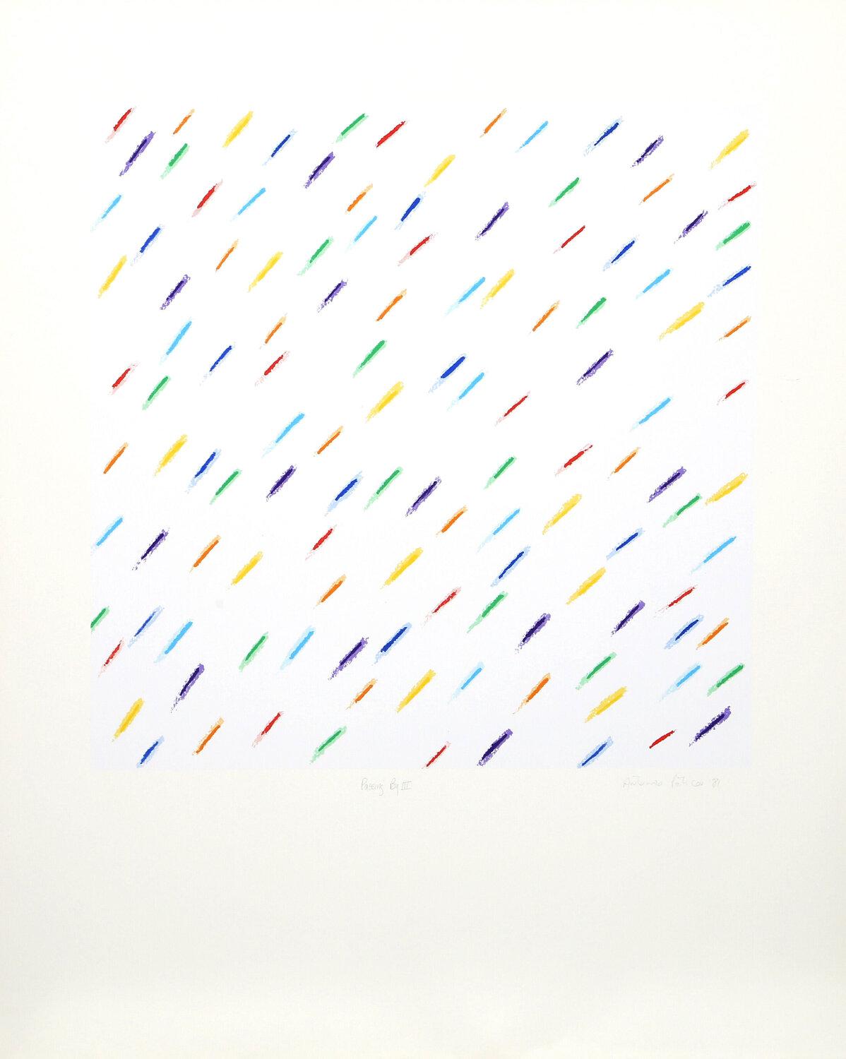 Passing By III Antonio Peticov Print for sale