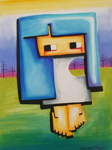 Empty par Fernanda Carvalho, Peinture en vente sur Singulart
