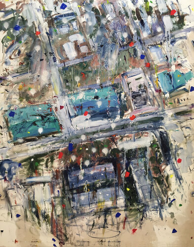 Mariupol van Stephen Linsteadt, Schilderij te koop op Singulart